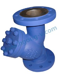 DIN Cast steel high pressure flange Y strainer